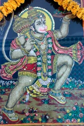 Hanuman, Sri Thenday Yutthapani Temple, Ho Chi Minh City, Vietnam
